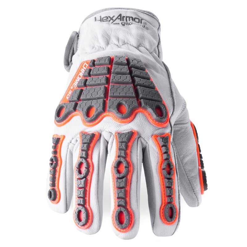 HEXARMOR Cut-Resistant Impact Protection Leather Work Gloves | Chrome SLT ® Series 4069 | 3X-Large - Image 2
